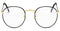 2018 New Designer Woman Glasses Optical Frames Metal Round Glasses Frame Clear lens Eyeware Black Silver Gold Eye Glass-gold black-JadeMoghul Inc.