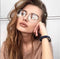 2018 New Designer Woman Glasses Optical Frames Metal Round Glasses Frame Clear lens Eyeware Black Silver Gold Eye Glass-gold-JadeMoghul Inc.