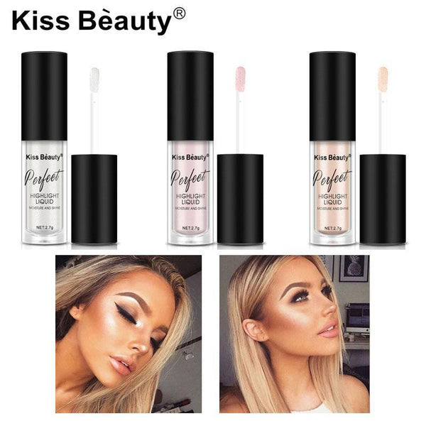 2018 New Illuminator Contouring Makeup Highlighter Face Brightener Concealer Liquid Primer Bronzer Face Glow Kit Cosmetics-1-JadeMoghul Inc.