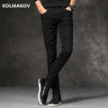 2018 Spring New men Jeans Black Classic Fashion Designer Denim Skinny Jeans men's casual High Quality Slim Fit Trousers-Black-28-JadeMoghul Inc.