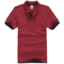 2018 Summer Polo Shirt Men Short Sleeve Breathable Cotton Casual Short Sleeve Mens Polo Shirts Lovers Women Polo-red black-XS-JadeMoghul Inc.