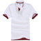 2018 Summer Polo Shirt Men Short Sleeve Breathable Cotton Casual Short Sleeve Mens Polo Shirts Lovers Women Polo-white red-XS-JadeMoghul Inc.
