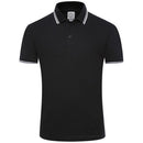 2018 Summer Style Cotton Man Polo Shirts Solid Color Short Sleeve Slim Breathable Famous Brand Men's Polos Shirts Male Tops XXXL-Black-XS-JadeMoghul Inc.