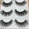 High Quality New Fashion 3 Pairs Handmade Natural Thick Black False Eyelashes