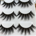 New Design Fashion Popular 3 Pairs Natural Thick Black 3D False Eyelashes