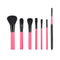 Fashion Popular Girl Necessity 7Pcs Rose Red Nylon Brushes