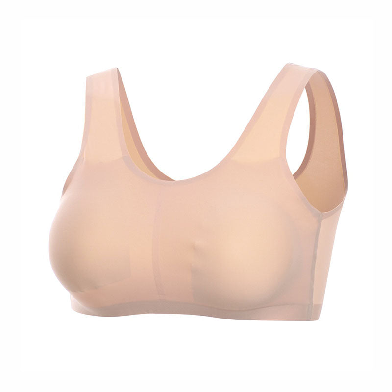 Fitness Padded Seamless Strappy Yoga Sports Bra