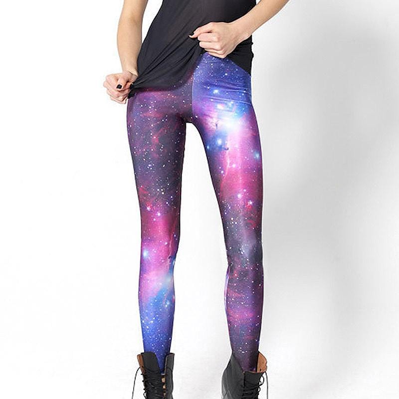 Woman Star Digital Printing Slim Sexy Pencil Leggings