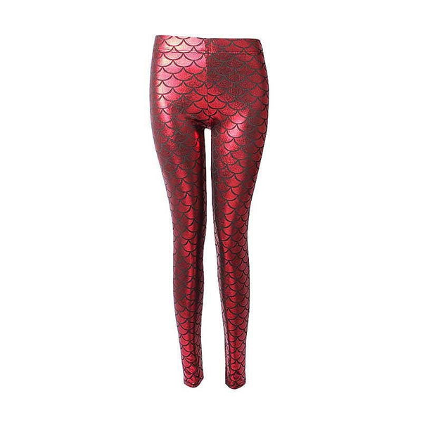 Woman Hot Sale Fashion Digital Printing Mermaid Scale Slim Sexy Leggings