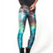 Woman New Style Digital Printing Star Green Slim Sexy Leggings