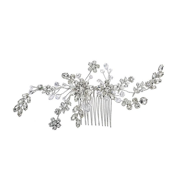 Hot Sale Superior Crystal Flower Design Bride Wedding Hair Combs