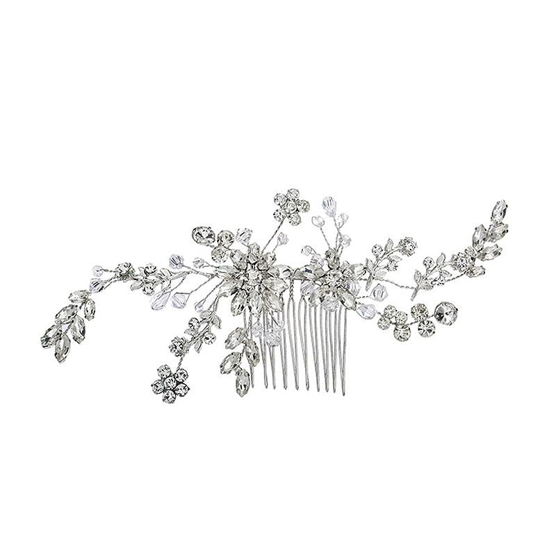 Hot Sale Superior Crystal Flower Design Bride Wedding Hair Combs