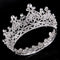Full Circle Model Heart And Flower Pave Crystal Crown Bridal Tiaras