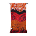 Fashion Multicolor Rose Flower  Female's Chiffon Scarf