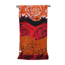 Fashion Multicolor Rose Flower  Female's Chiffon Scarf
