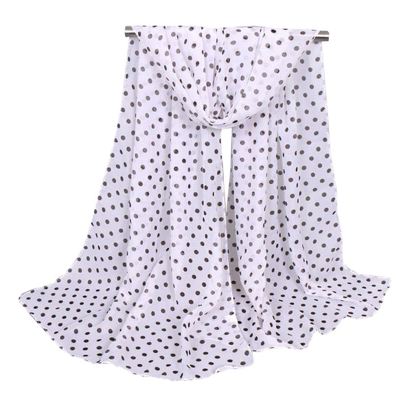 Classic Female's Chiffon Solid Color Scarf