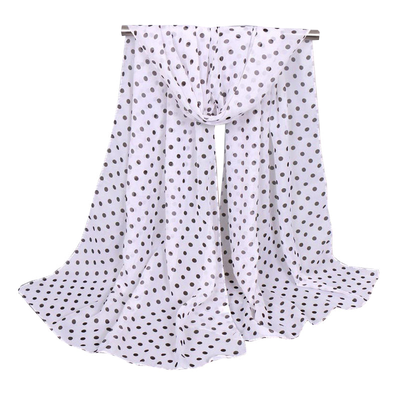 Classic Female's Chiffon Solid Color Scarf