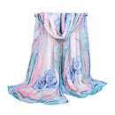 Hot Sale Multicolor Flower Female's Chiffon Scarf