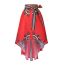 New Summer Ethnic Style Embroidery Slim Female Swing Skirt