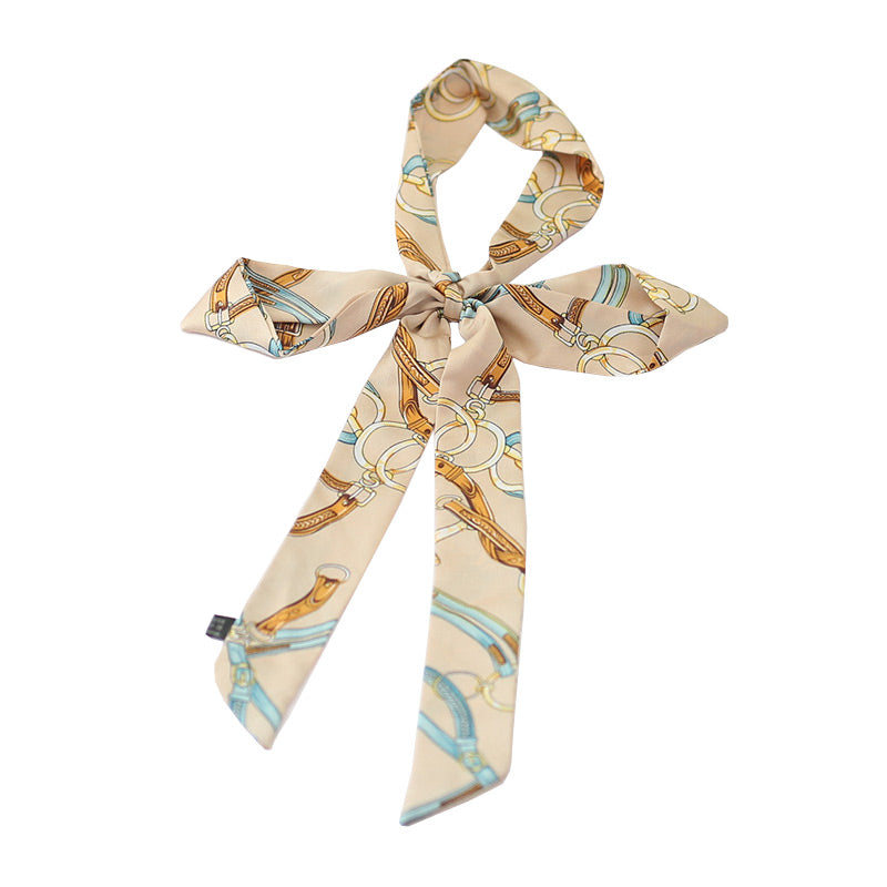 Elegant Lady New Geometric Pattern Neck Decoration Slightness Scarf