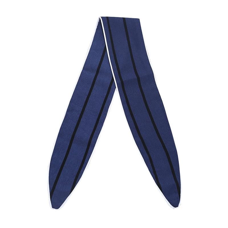 Women Elegant Pattern Classic Stripe Printed Slightness Small Scarf