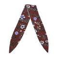 Women Elegant Pattern Classic Flowers Printed Slightness Small Scarf