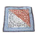 New Female Elegant Exquisite Smooth Silk Paisley Painting 70*70cm Scarf