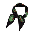 Elegant Women Exquisite Cartoon  Printed Multi-function Square Scarf
