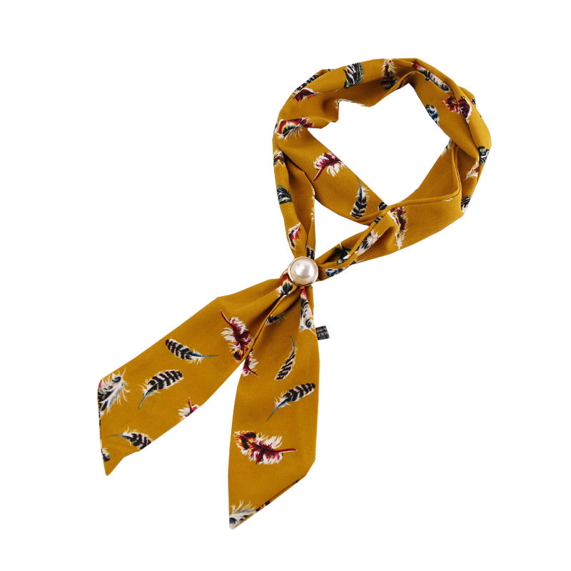 Elegant Office-Lady Printing Fashion Breathable Sunscreen Scarf