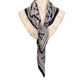 Women Paisley Printing Smooth Silk Headband Neck Decoration Multi-function Scarf