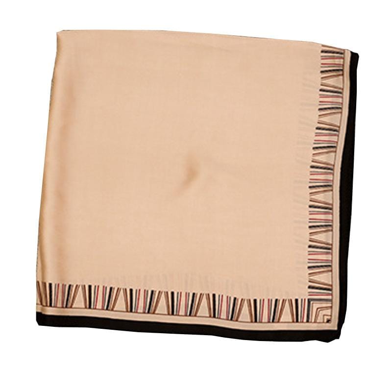 Women Printing Smooth Silk Headband Neck Decoration Multi-function Scarf