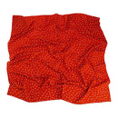 Fashion Nostalgia Solid Color Dot Pattern Square Headscarf