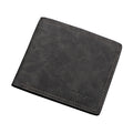Business Practical Short Multi Cards Receiving Horizontal Bifold Purse