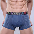 Man Fashion Letters Breathable Meshed Nylon Underwears