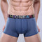 Man Fashion Letters Breathable Meshed Nylon Underwears