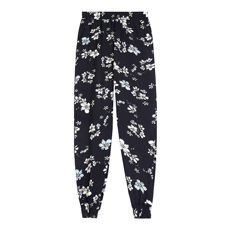 Hot-Selling Printing High-waisted Casual Chiffon Harem Pants