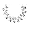 Brides Adjustable Leaves Shape  Handmade Brass Imitation Pearl Hair Jewelry
