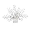 Elegant Wedding Bride's Imitation Pearls Alloy Hair Comb