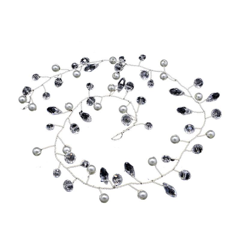 Elegant Water Drop Design Crystal Vine  Bridal Hairband