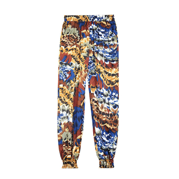 New Design Popular Loose Casual Ethnic Style Printing Radish Pants