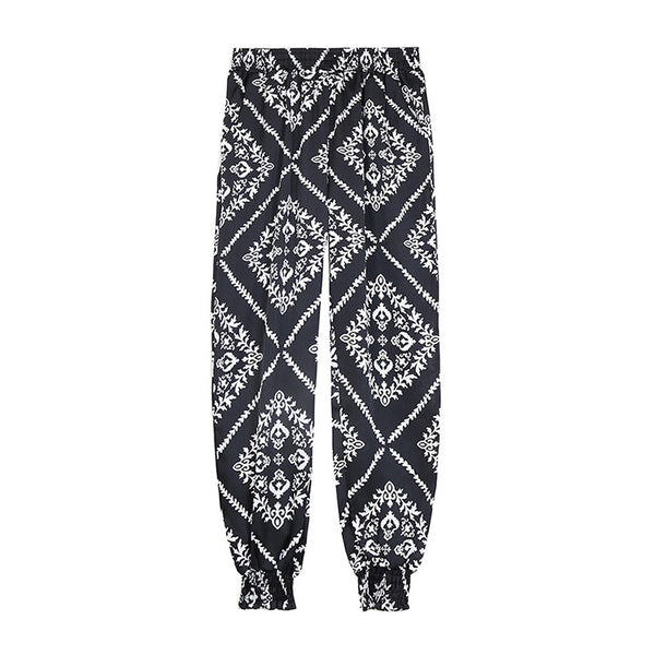 Hot-selling Ethnic Style Loose Cosy Printing Radish Pants