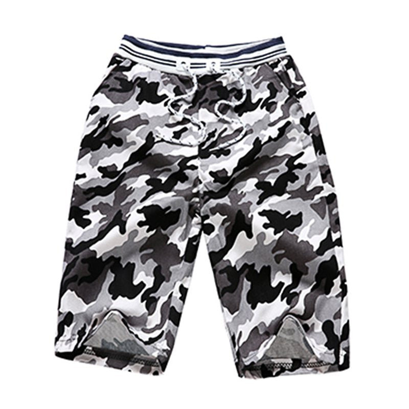 Men's Street Camouflage Casual Tooling Cotton Shorts