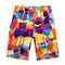 Man's New Arrival Trendy Ink Painting Style Beach Swimming Shorts