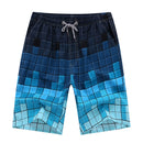 Man's New Arrival Quick Dry Trendy Plaids Swimming Shorts