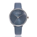 Fashion Design Hot Sales Solid Color Rivet Women Leather Quartz Watch