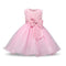 New Arrived Morden Big Bowknot Floral Original Design Tutu Party Dress Kids Latest Children Dress Of Designs