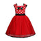New Arrived Cute Dots Printed Tutu Vintage Party Dress Kids Design Formal Pettigirl Dress