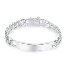 Men&Women Unisex Style Simple Sliver Plated Powerful Large Size Bracelet