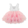 Lovely Sleeveless Multilayers Lace Tulle Embroidered Beaded Comfortable Latest Dress Designs Pettigirl Tutu Dress