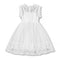 New Arrived Cute Lace Sleeveless Chiffon Sundress Printed Formal Princess Latest Children Dress Of Designs